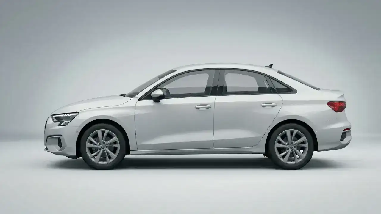 Audi A3 sedan yan profil görünümü